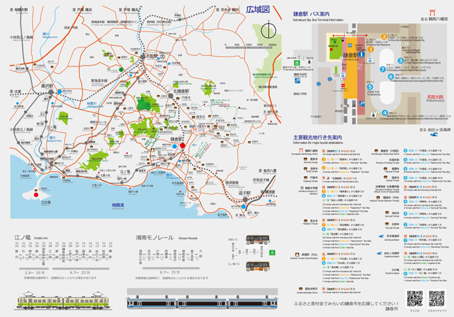 鎌倉駅周辺バスマップ