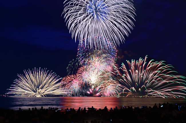 鎌倉花火大会写真