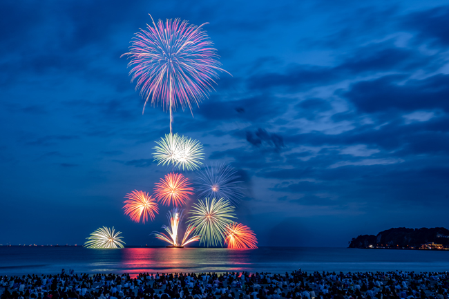 鎌倉花火大会写真