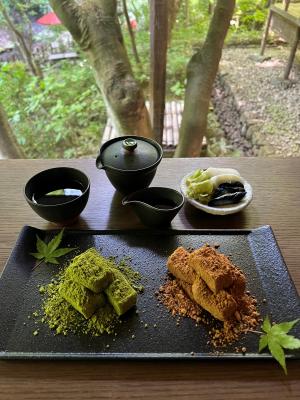 わらび餅二種盛り