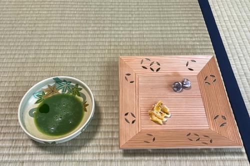 竹翠庵　NOA茶道教室　お抹茶と干菓子